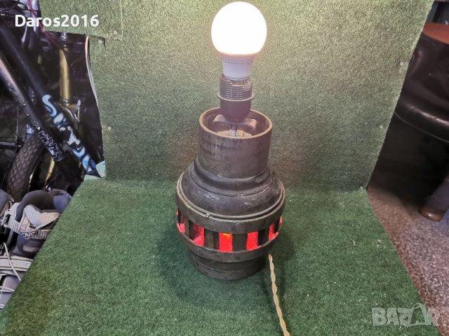 Стара нощна лампа, дърво и желязо , снимка 13 - Антикварни и старинни предмети - 39301956