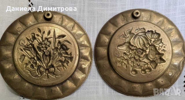 Декорации за стена от бронз/месинг, снимка 2 - Други ценни предмети - 40054636