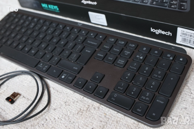 Клавиатура Logitech MX Keys S, US, Graphite 3 бр., снимка 12 - Клавиатури и мишки - 52593012