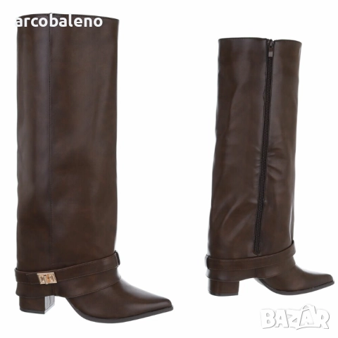 Дамски ботуши на висок ток, 3цвята , снимка 5 - Дамски ботуши - 52325854