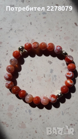 Гривни от различни камъни - ръчна изработка, снимка 6 - Гривни - 44841656