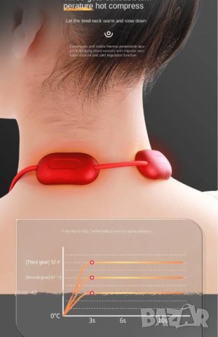 Мини TENS Масажор Амулет Електро Стимулация Мускулна Релаксация Импулсно Облекчаване на Напрежението, снимка 8 - Масажори - 43622515