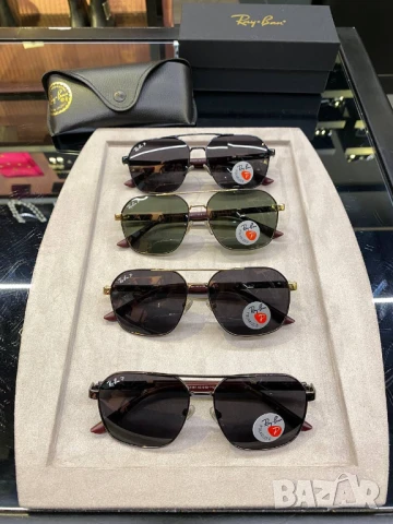 очила с черен обикновен калъф и ув защита ray ban