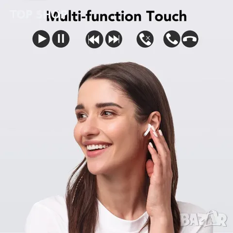 Нови Безжични слушалки Спортни с кутия за зареждане Earbuds за музика, снимка 6 - Bluetooth слушалки - 49451059