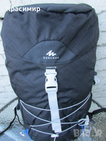 Туристическа раница Quechua Decathlon MH100 30L, снимка 4 - Спортна екипировка - 52861540