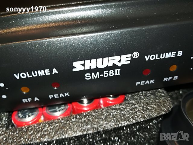SHURE SM58 PROFI MIC X2 2808221234, снимка 9 - Микрофони - 37823660