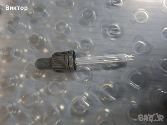 Стъклени Шишенца 30мл и капачки с пипета/капкомер, снимка 3 - Друго търговско оборудване - 53058241