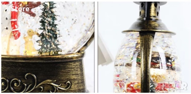 Коледен снежен глобус, снимка 3 - Декорация за дома - 52437935