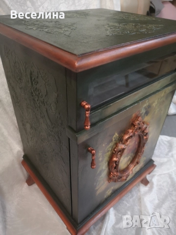 уникален антикварен шкаф, снимка 5 - Шкафове - 52772406