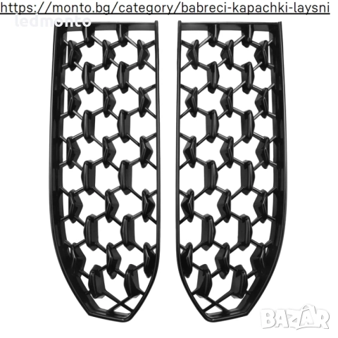 Долна Решетка Предна Броня Mazda CX-30 2020-2021 (2бр.), Черна ABS – Monto.bg, снимка 3 - Части - 52249906