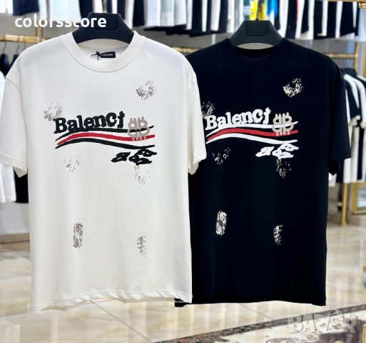 Мъжка тениска Balenciaga/IM22t, снимка 2 - Тениски - 51155688