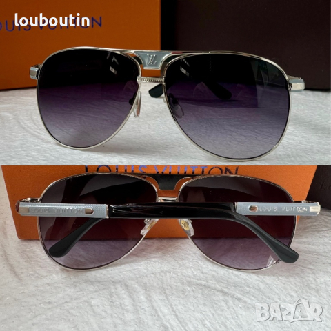 Louis Vuitton мъжки слънчеви очила авиатор, снимка 1 - Слънчеви и диоптрични очила - 44845152