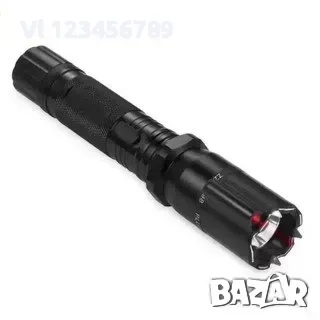 LED полицейски фенер с лазер и ЕЛЕКТРОШОК 288, снимка 2 - Газово оръжие - 51467242