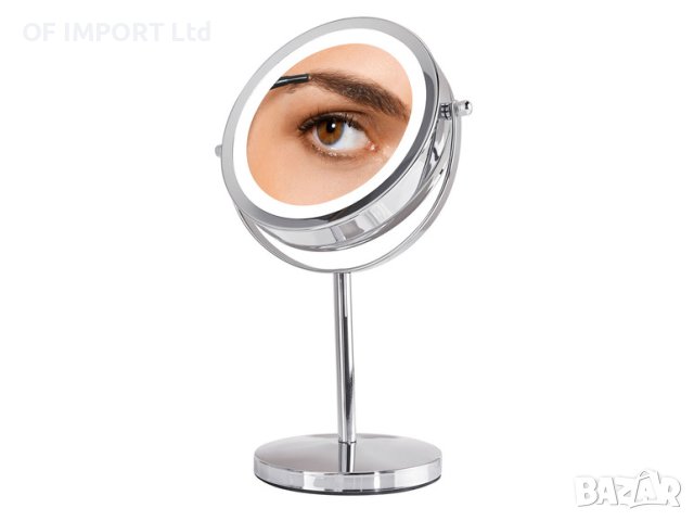 LED Козметично Огледало с Осветление CIEN Beauty ИНОКС, снимка 2 - Други - 43297706