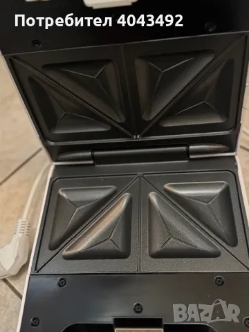 Тостер за сандвичи, снимка 3 - Тостери - 47640687