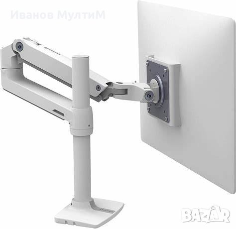 Висок клас регулируема стойка/рамо за монитор Ergotron LX за монтаж на бюро/плот/мебел, снимка 6 - Стойки, 3D очила, аксесоари - 43971677