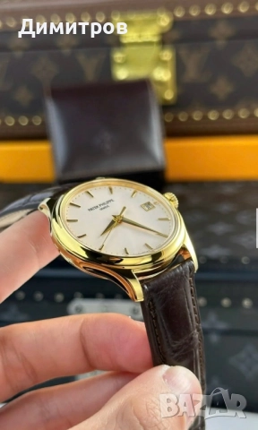 Patek Philippe Calatrava- наличен, снимка 3 - Мъжки - 52610853