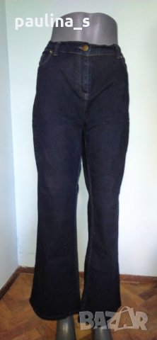 Еластични дънки "Marks & Spencer" / голям размер, широки крачоли 