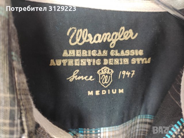 Wrangler shirt M, снимка 5 - Ризи - 38002791
