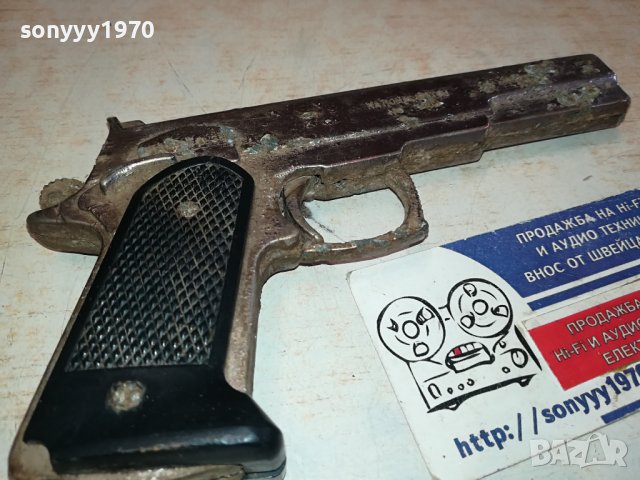 СТАР ПИСТОЛЕТ-МЕТАЛЕН ЗАПАЛКА 0502241116, снимка 13 - Антикварни и старинни предмети - 44140695