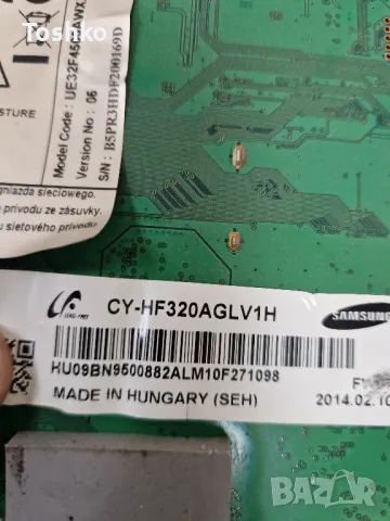 SAMSUNG UE32F4500AW MAIN BOARD BN41-01958B BN94-06779Y POWER BOARD BN44-00604F PANEL CY-HF320AGLV1H, снимка 5 - Части и Платки - 50365647