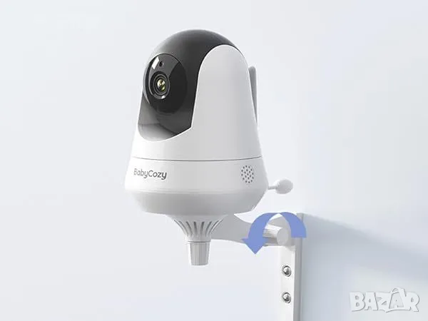 Babycozy Video Бебефон с камера и аудио 5" 720P дисплей 5000mAh, снимка 8 - Бебефони - 48938457