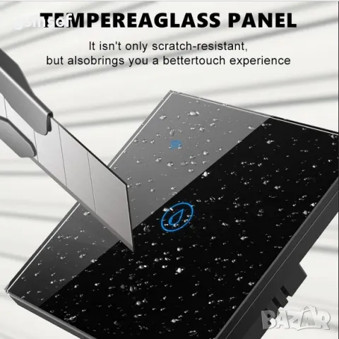 WiFi смарт управление за бойлер 4Kw Tuya Smartlife App - черен, снимка 5 - Друга електроника - 47690076