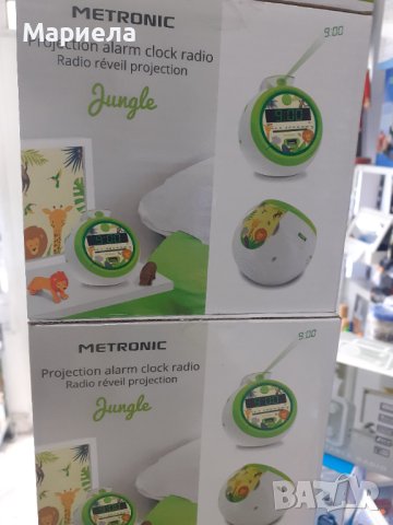  Радио-часовник с проектиране на час и usb за музика с мотив джунгла, снимка 6 - Детски нощни лампи - 43436820
