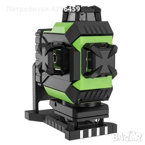 Лазерен Нивелир Huepar 704CG, 16 зелени линии 4D, снимка 3 - Измервателни инструменти - 52159598