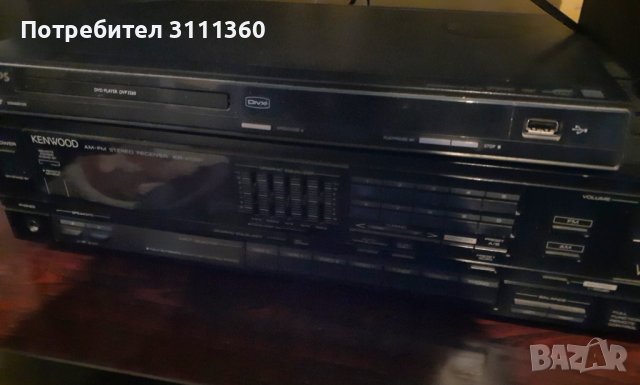 KENWOOD усилвател-AM-FM tuner- черен, запазен,перфектен звук.-много опции. , снимка 4 - Ресийвъри, усилватели, смесителни пултове - 39664350