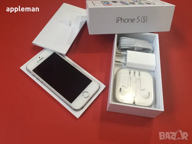 Apple iPhone 5S бял 16Gb Фабрично отключен Айфон телефон, снимка 4 - Apple iPhone - 48801473