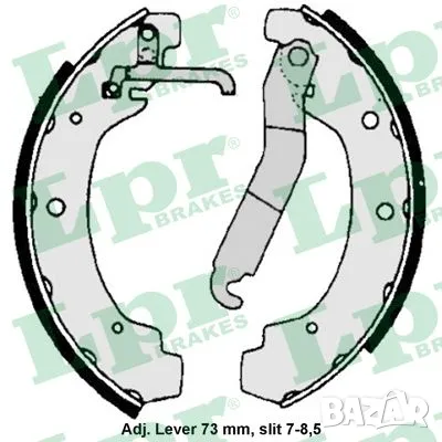 Челюсти задни спирачни за VOLKSWAGEN 86740 RODEO, снимка 2 - Части - 49542342