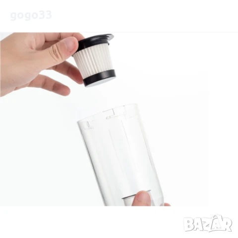 Акумулаторна домакинска ръчна прахосмукачка с 5 накрайника, снимка 6 - Прахосмукачки - 51236278