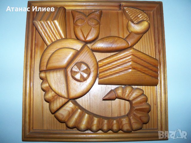 Красиво дървено пано, картина, снимка 3 - Пана - 36994046