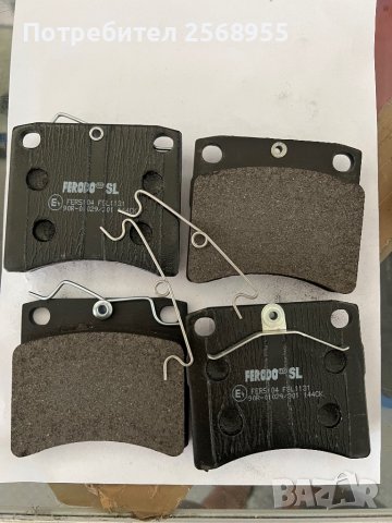 FERODO FSL1131 НАКЛАДКИ ПРЕДНИ VW Transporter T4 / Kombi T2 / 1990-2003 / OE 701698151H   , снимка 2 - Части - 37280208