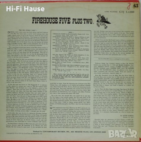 Firehouse Five Plus two - Good time Jazz, снимка 2 - Грамофонни плочи - 35062826