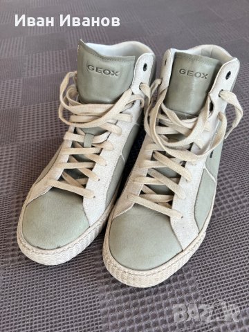 GEOX-кецове от естествена кожа