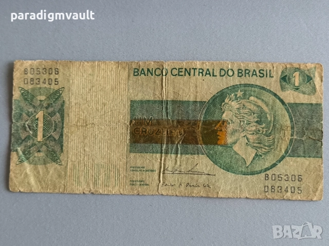 Банкнота - Бразилия - 1 крузейро | 1970г.