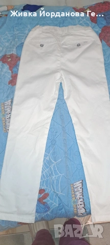 дънки момче бял цвят LC Waikiki 128-134 см., снимка 2 - Детски панталони и дънки - 53143538