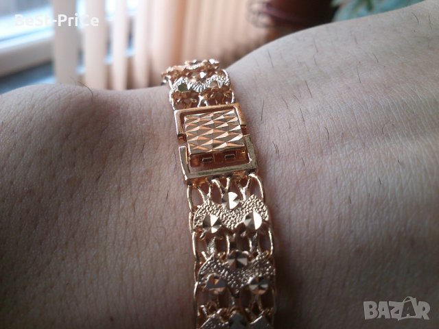 Позлатена гривна, снимка 3 - Гривни - 33369950