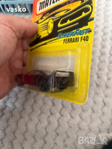 Matchbox Ferrari F40-стар, снимка 4 - Колекции - 49646386