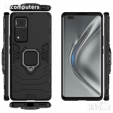 Huawei Honor V40 5G Удароустойчив Ring Holder Калъф и Протектор, снимка 6 - Калъфи, кейсове - 52581365