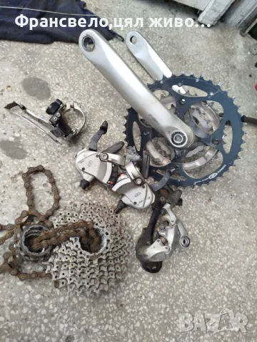 27 скорости сет за велосипед колело Shimano deore xt 