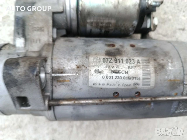 Стартер VW Touareg 5.0 V10 TDI - Туарег - 07Z911023A, снимка 2 - Части - 51332798