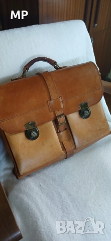 Мъжка чанта - естествена кожа