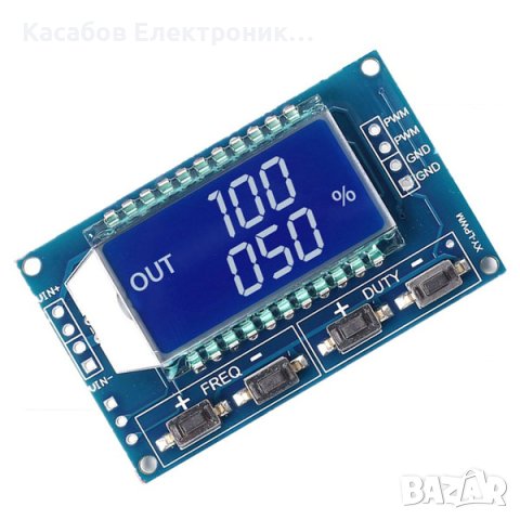 ШИМ Генератор 1Hz-150kHz 3.3V-30V TTL LCD XY-LPWM, снимка 1 - Друга електроника - 43511026