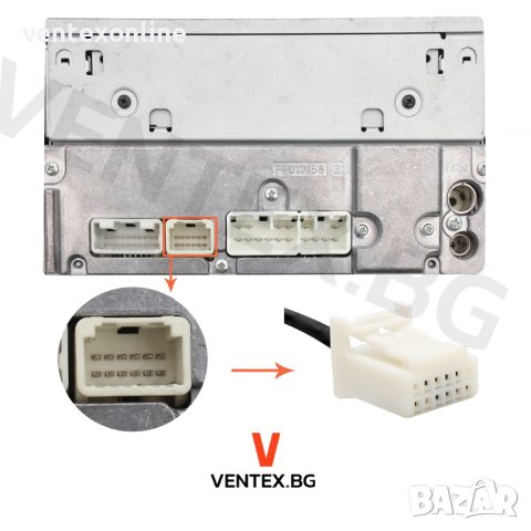 CD чейнджър Bluetooth за Toyota 2003 - 2011 тойота блутут адаптер WEFA блутут за тойота радио Hi-Fi, снимка 2 - Аксесоари и консумативи - 43802257