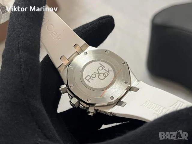Audemars Piguet Royal Oak Chronograph – Висок клас реплика, Quartz, Диамантен безел, снимка 4 - Луксозни - 53489227
