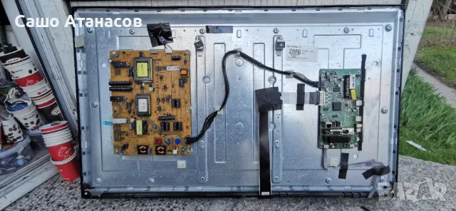 FINLUX 39FLHYR274SOC със счупена матрица ,17MB95M ,17IPS20 ,VES39UNDA-01 ,T390HVN04.0 ,17LD143-4, снимка 5 - Части и Платки - 49581711