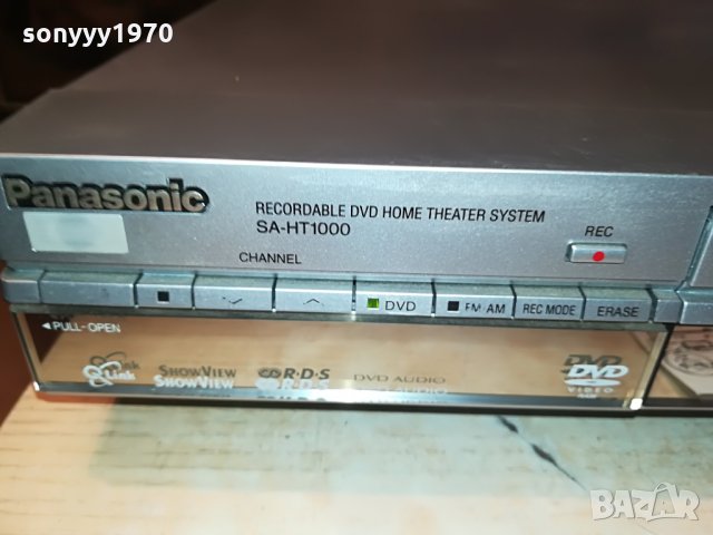 panasonic sa-ht1000 dvd recorder germany 0807211252, снимка 4 - Плейъри, домашно кино, прожектори - 33460513